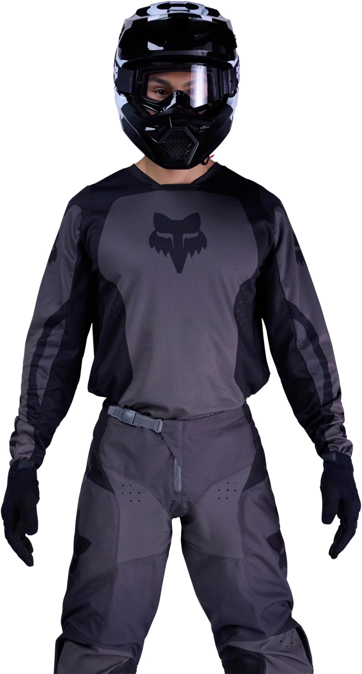 Fox Racing Men's 180 Shield Motocross Dirt Bike Jersey, Black, X-Large