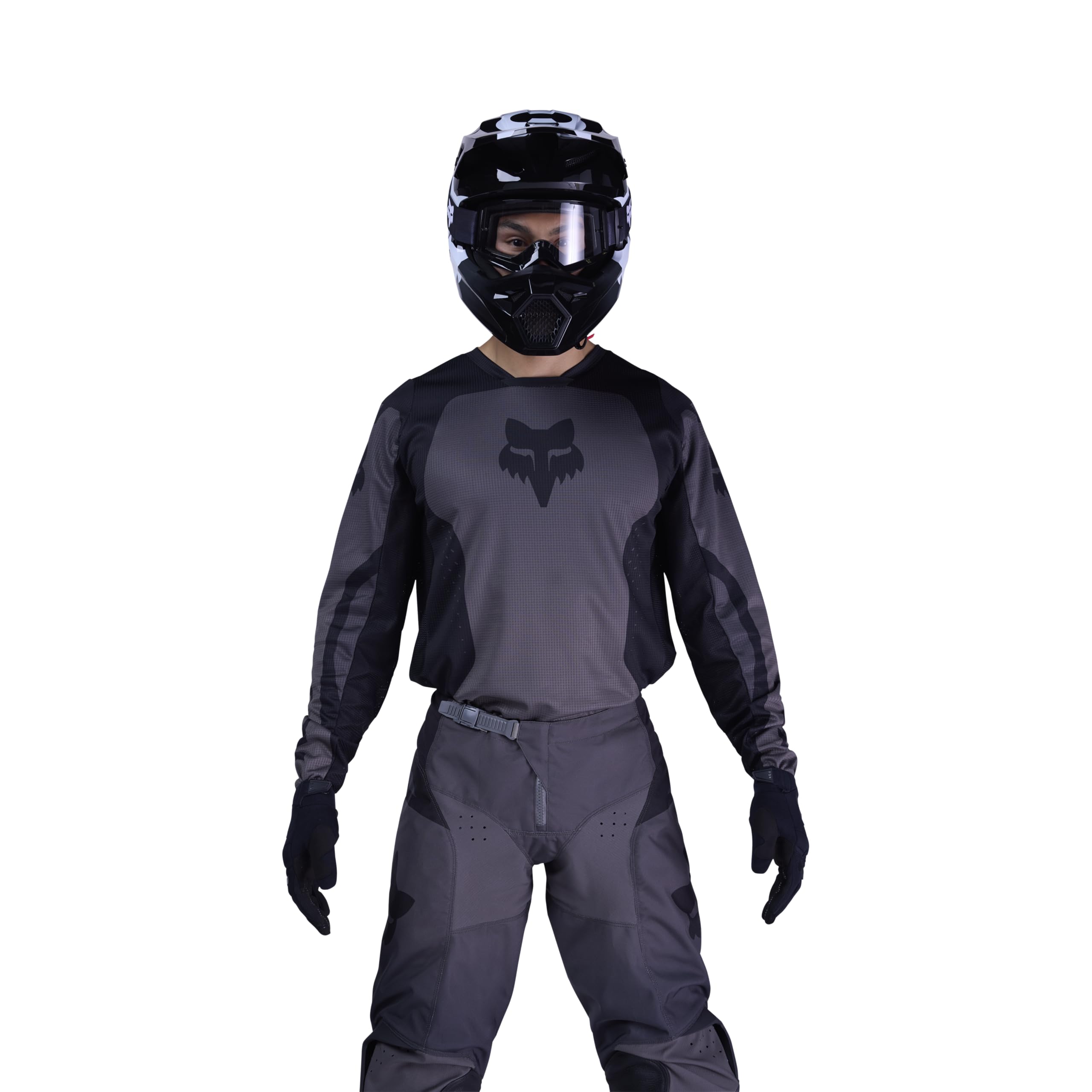 Fox Racing Men's 180 Shield Motocross Dirt Bike Jersey, Black, X-Large