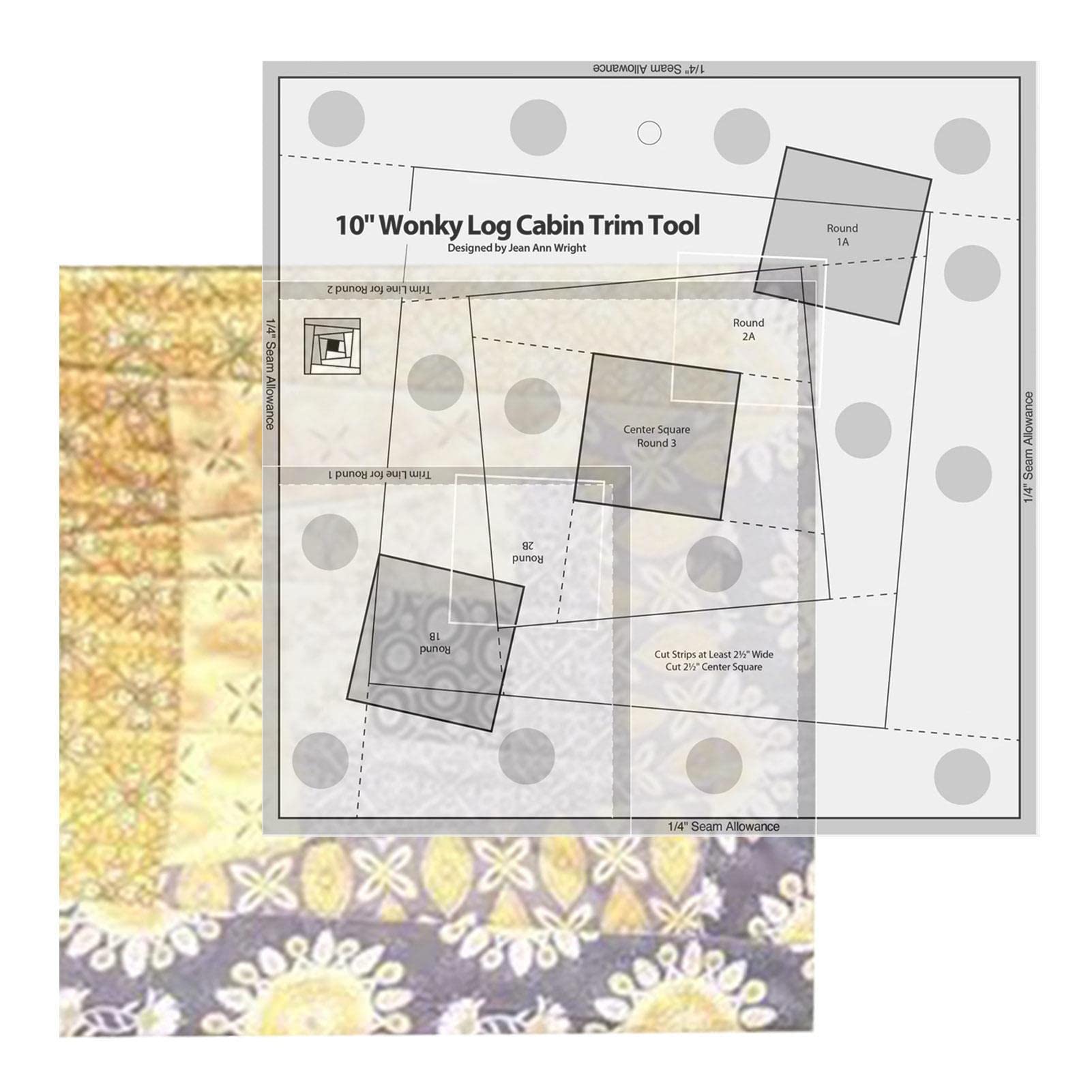 Strumento Per Rifinire Baite In Legno Wonky - Righello Da Cucito Da 6/8/10 Pollici Per Quilting Fai Da Te, Per Progetti Di Baite In Tronchi E Finiture Decorative (6 Pollici