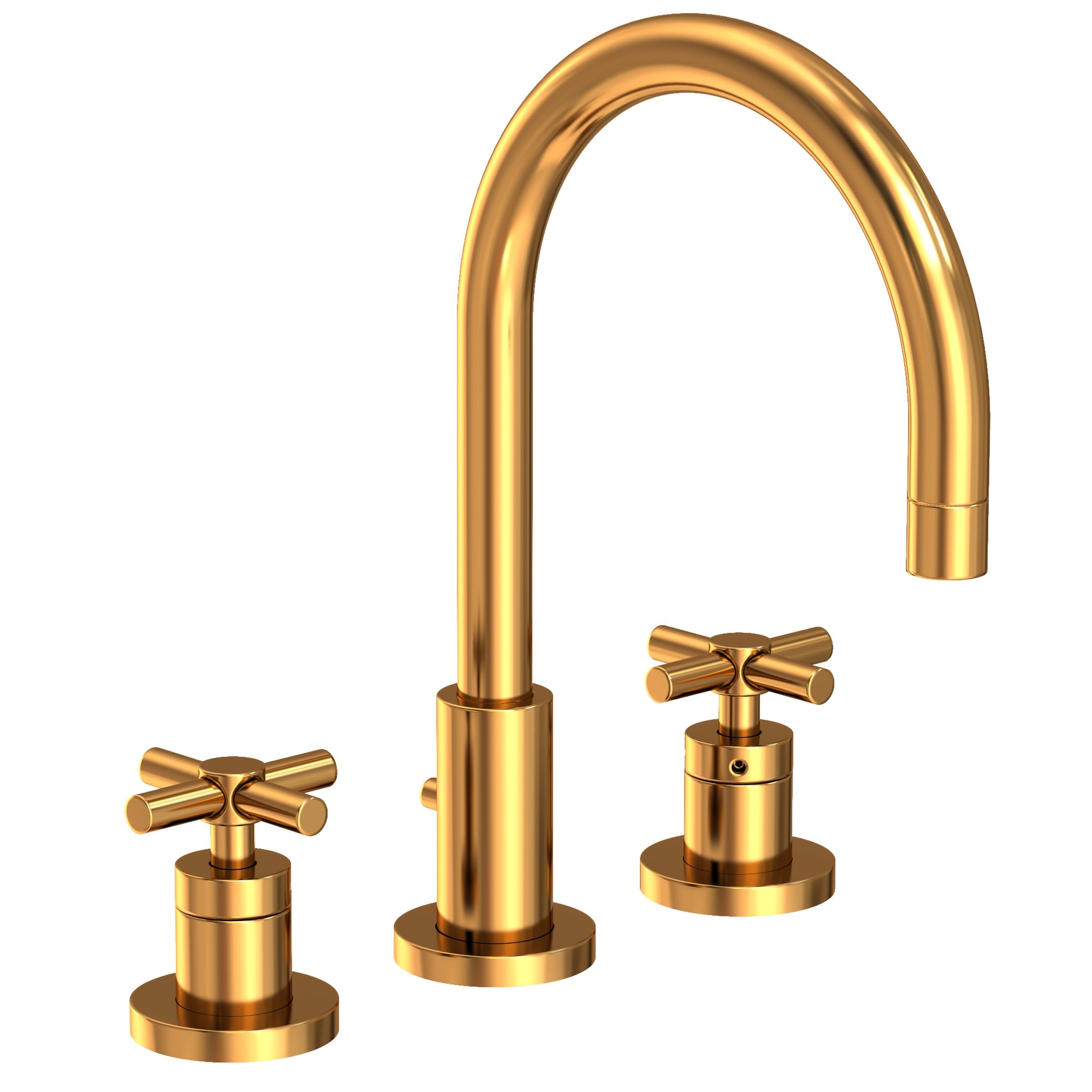 Newport Brass 990 034 Widespread Lavatory Faucet - 990 - AGED BRASS - East Linear