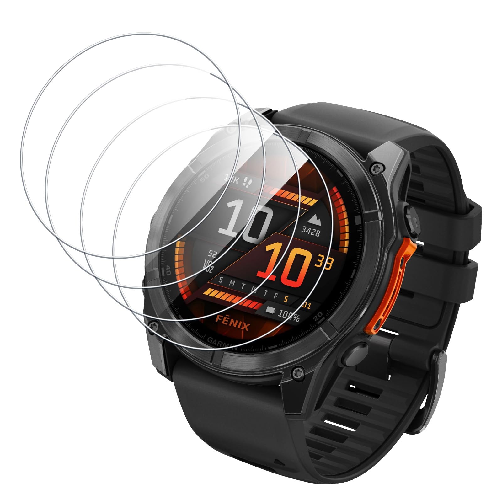 18x Proteggi Schermo per Garmin Fenix 6S Pro Pellicola Protettiva