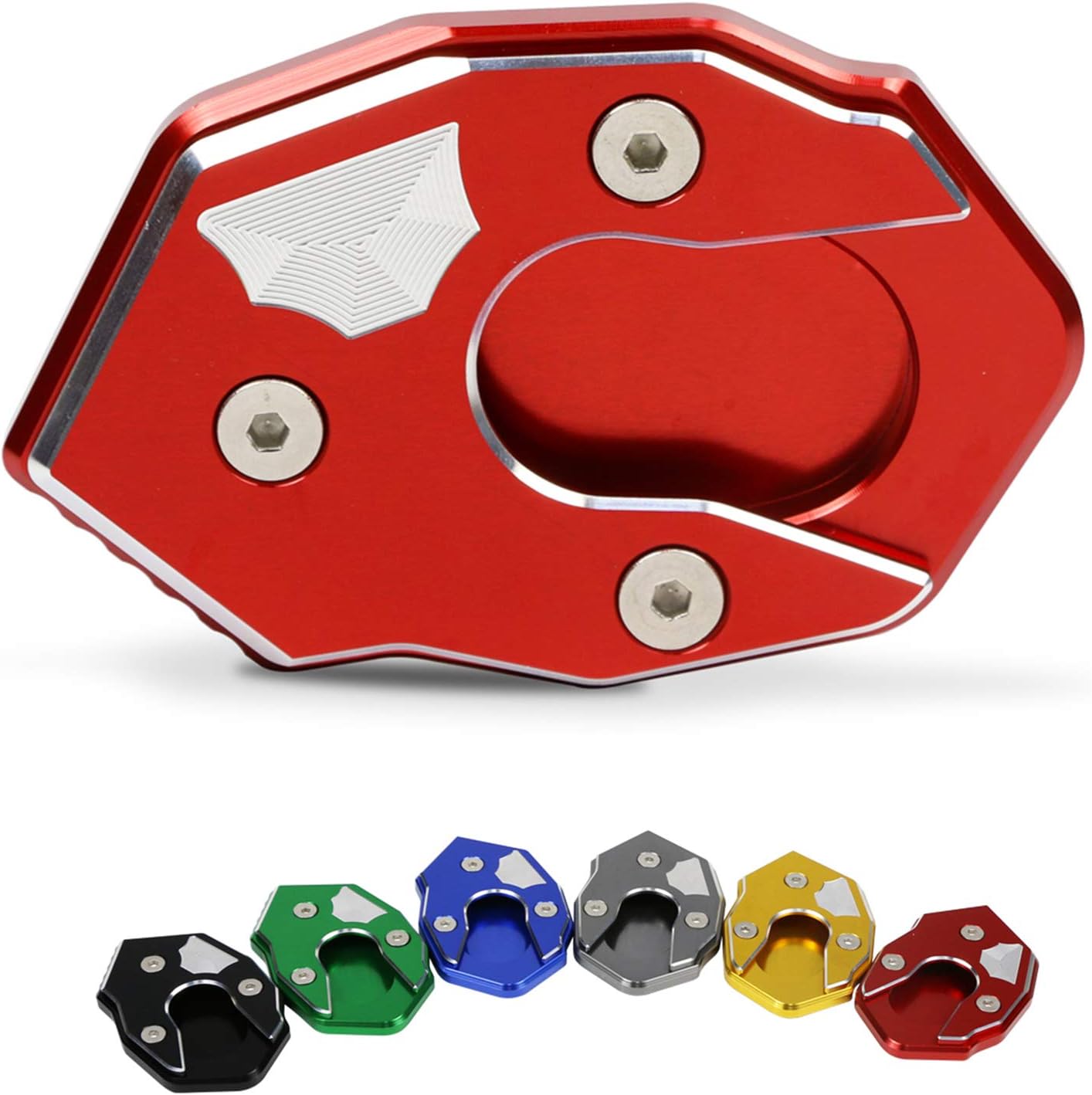 Motorcycle Kickstand Extender Foot Side Stand Extension Pad Support Plate For Kawasaki Z650 Z900 Z1000 Z1000SX ER-6N ZX6R ZX10R