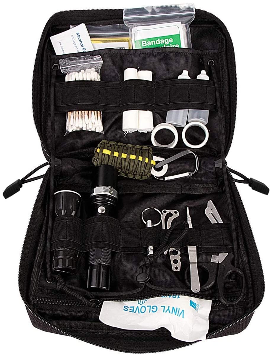 YONCONO Tactical Molle Pouch, Medical Admin EDC Utility Bag, Military Backpack Small Gear Gadget Organizer for Hunting Camping Outdoor - Image 4