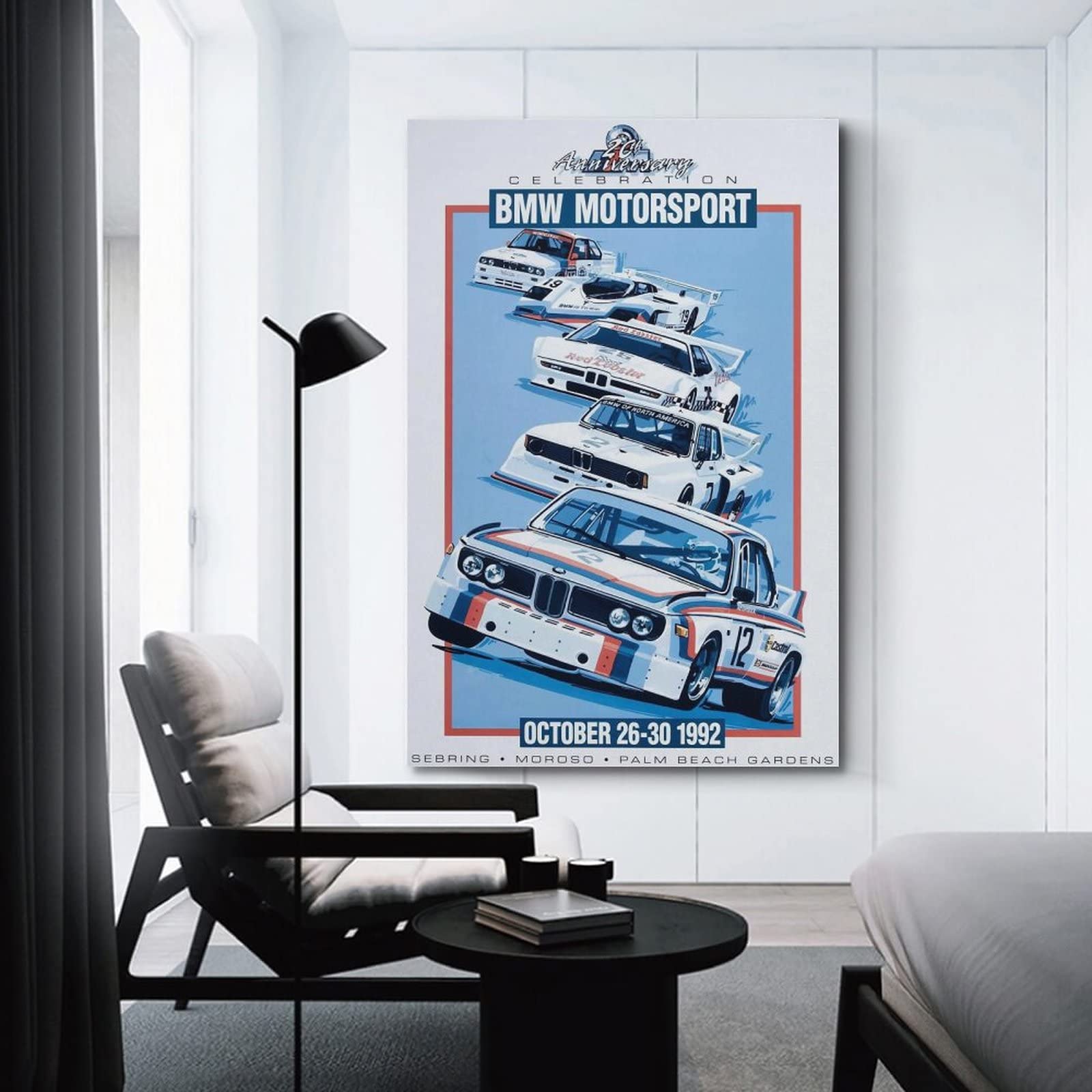 Poster de voiture de sport pour Audi RS6 Avant Super Car JDM - Peinture décorative sur toile - Décoration murale et artistique - Décoration de chambre à coucher familiale (60 x 90