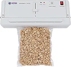 Seladora a Vácuo Doméstica CPVS D Compacta, Uso Fácil e Ajuste de Selagem Até 280mm - 220V