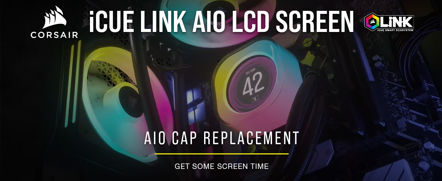 Amazon.com: CORSAIR iCUE Link AIO LCD Screen Module - 2.1” IPS LCD