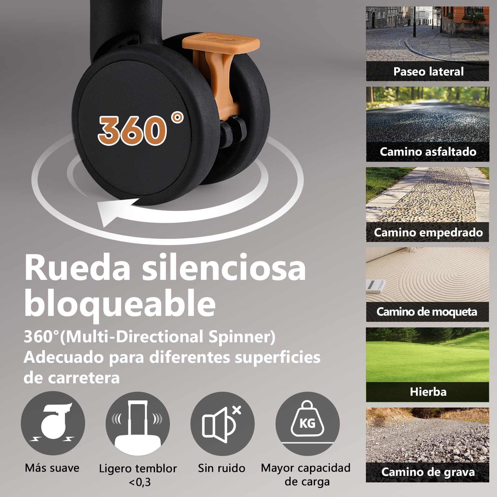 Joyway Maleta Cabina 20" ABS, Expandible 25% Ruedas 360° y Portavasos Negro | Asa telescópica 3 niveles, cremalleras YKK, TSA, compartimentos internos organizados y estructura antiarañazos