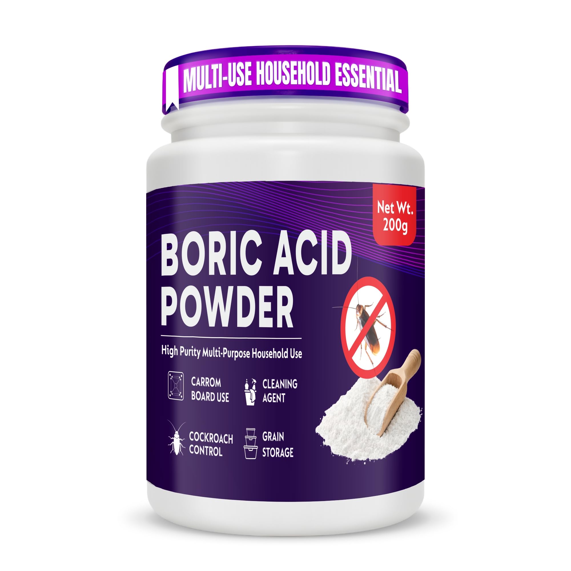 United's Boric Acid Powder - 200 gram, Multicolour-picture-16
