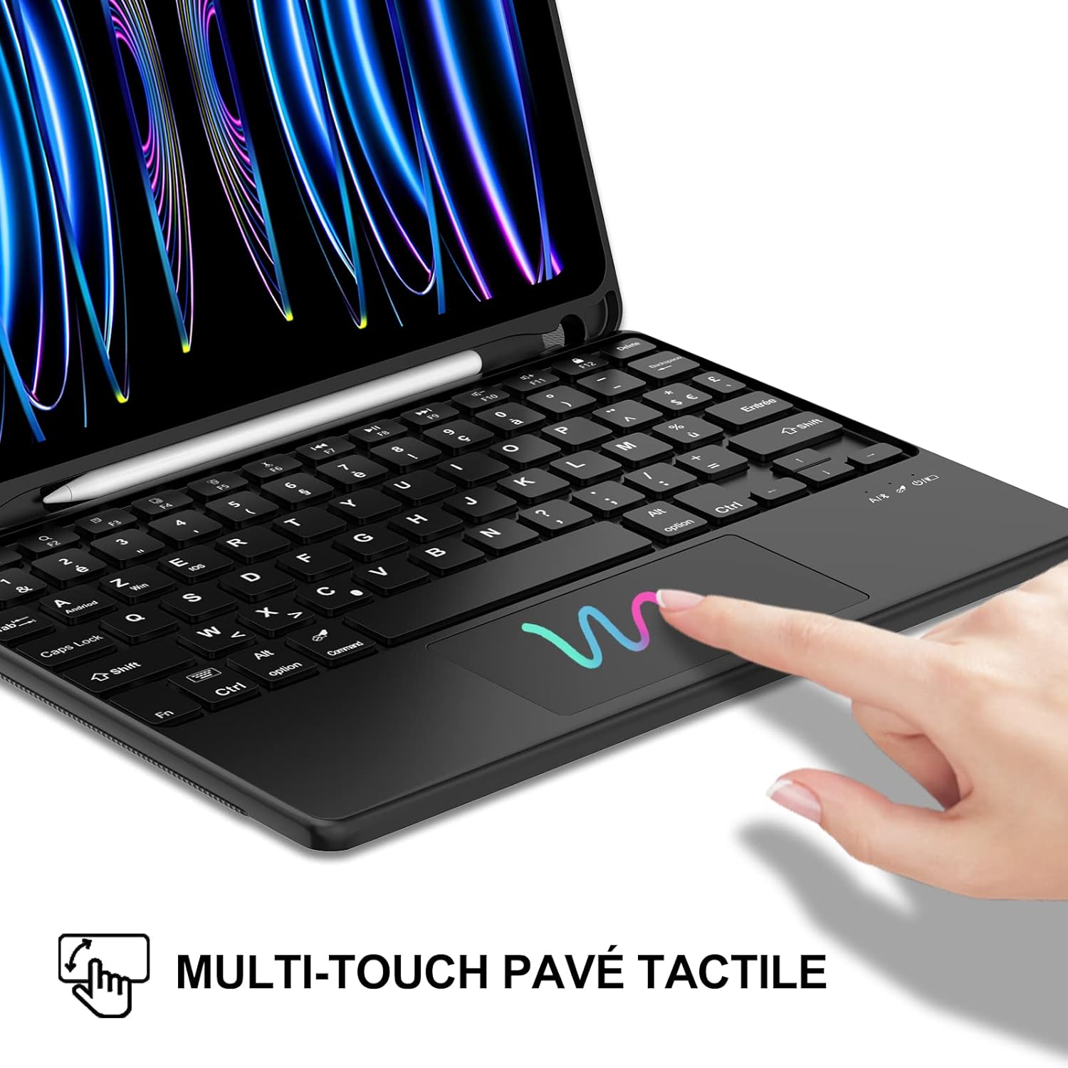 Multi-Touch Trackpad in Use
