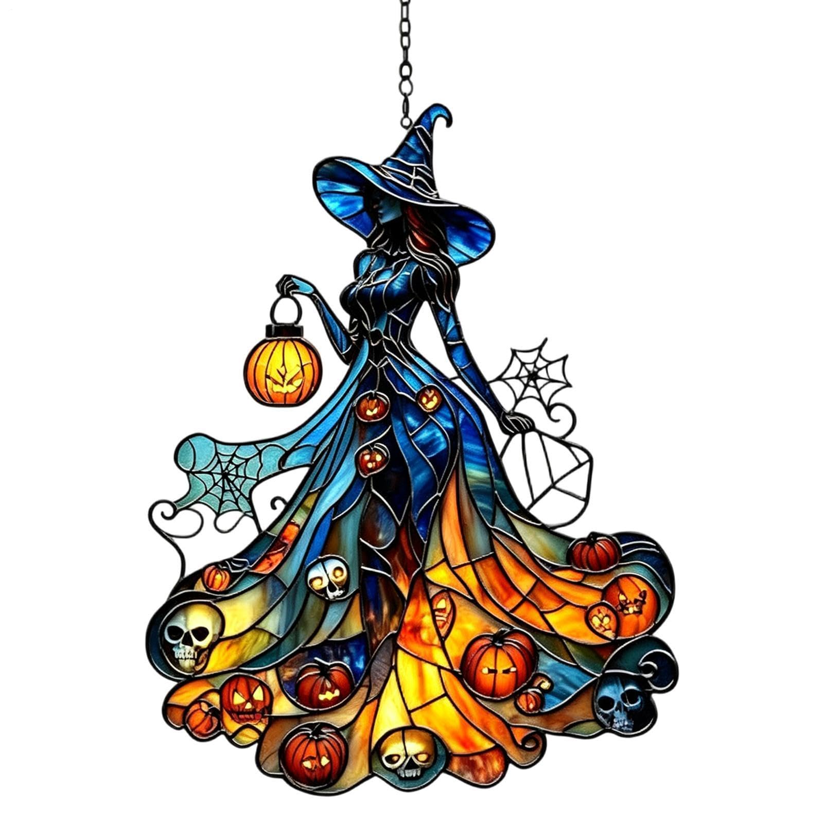 Atrapasol de calabaza espeluznante decorativo para salón y paredes