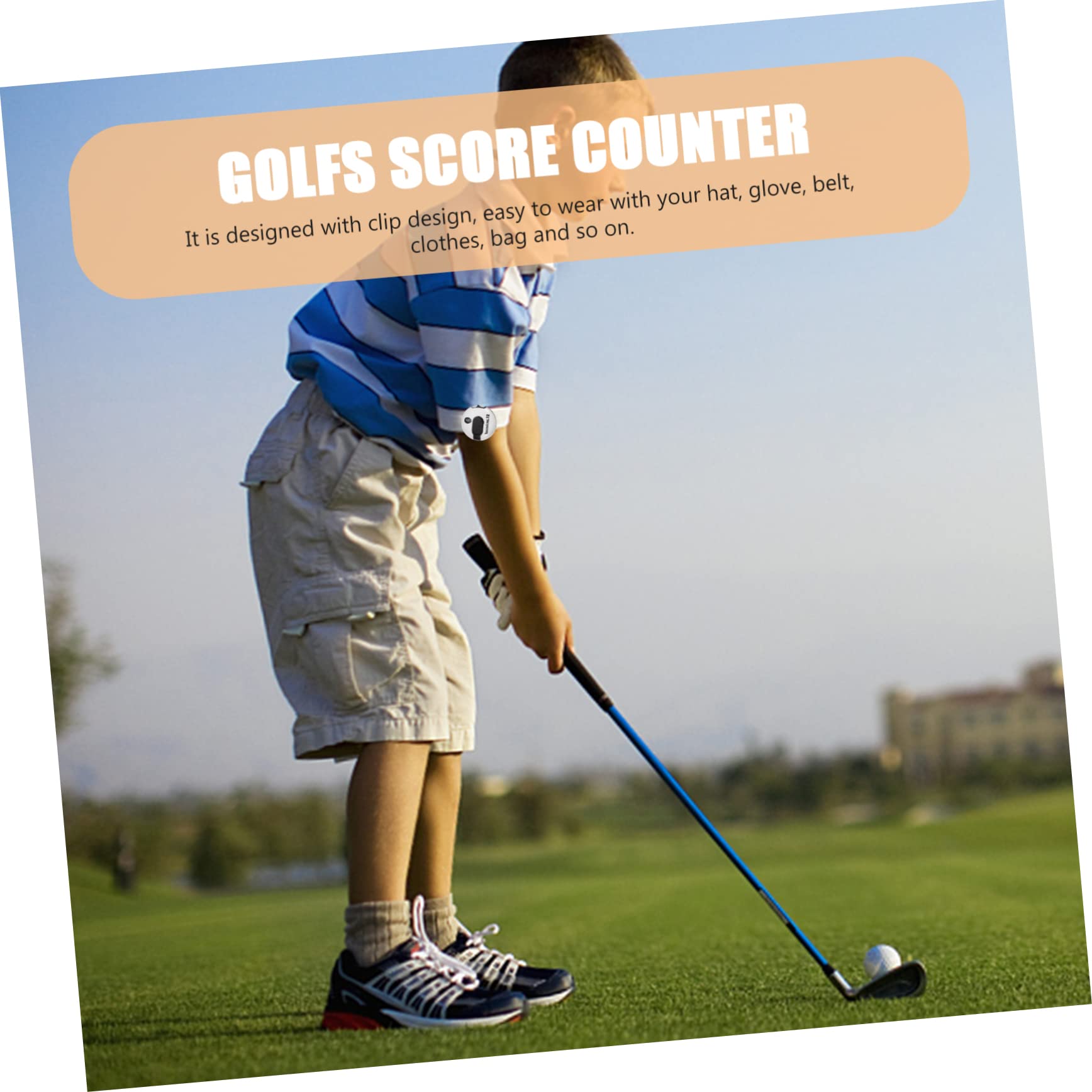 ABOOFAN 5stücke Golfs Score Counter Clip Tragbarer Golf Zähler Für Präzise Punktzahlen Einfach Zu Befestigen An Hut Kleidung Und