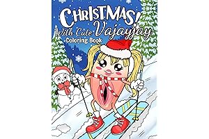 The Big Coloring Book of CUTE Christmas V*ginas
