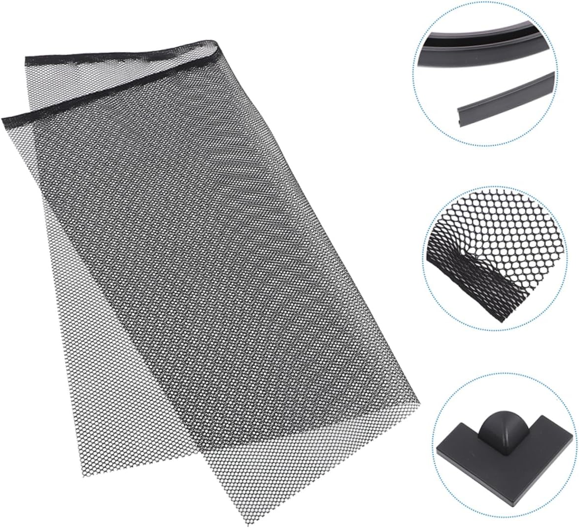 Sosoport Fish Tank Jumping Mesh Covers Durable Plastic Panel for Betta Fish Aquarium Netting Easy Setup Breathable Design for Optimal Air Circulation