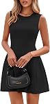 PRETTYGARDEN Summer Dresses for Women 2026 Elegant Classy A Line Business Casual Work Graduation Cocktail Short Dress