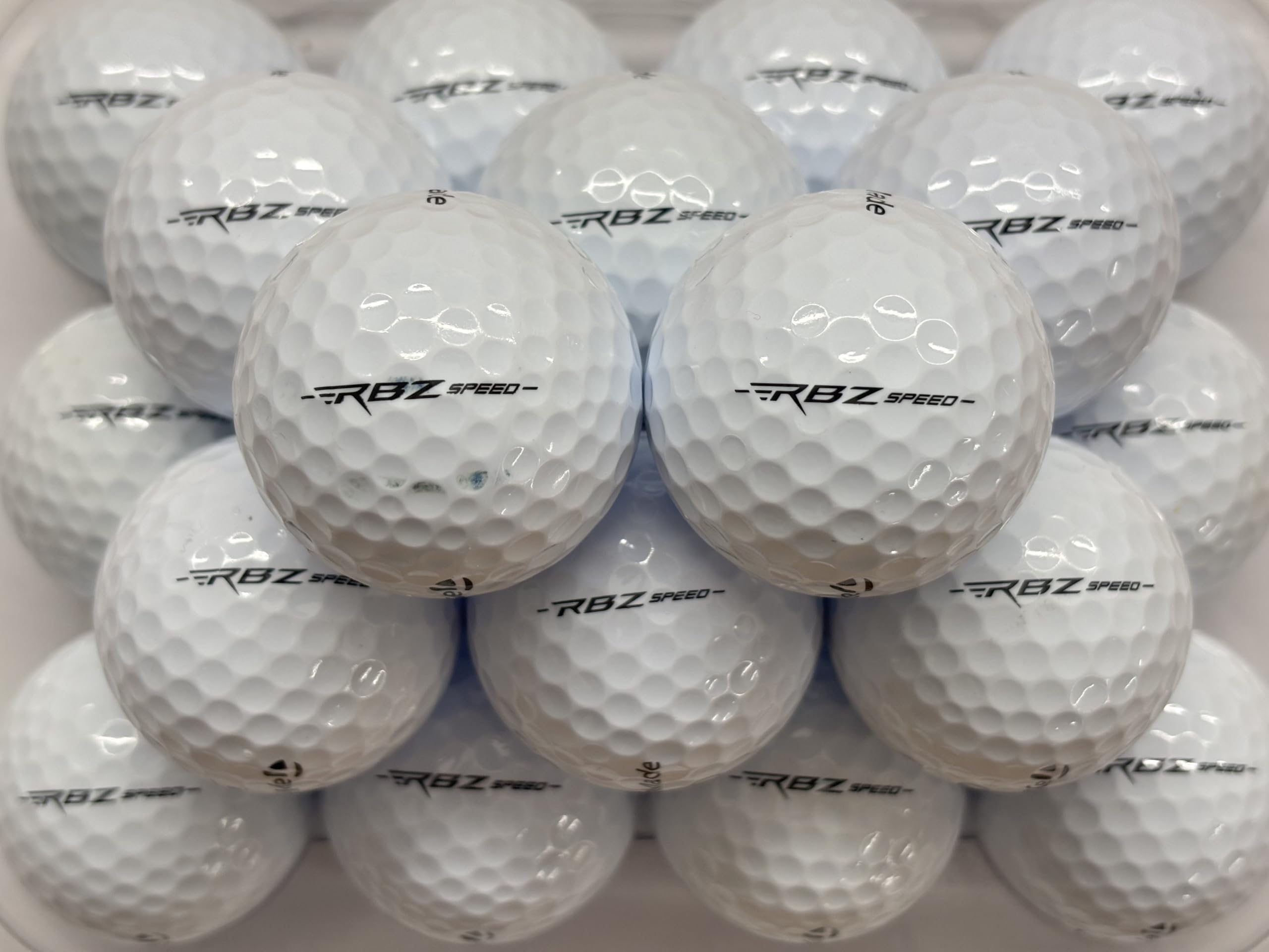 TaylorMade RBZ Speed Golfbälle (gebrauchte Lakeballs), Golf Zubehör, 24 Stück