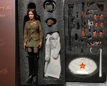 Amazon | 1/6 女性アクションフィギュア ソビエト女兵士 CCCP