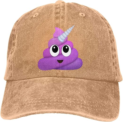 NTJPMY Unisex Poop PoopCorn Emoji Hats Adjustable Denim Fashion