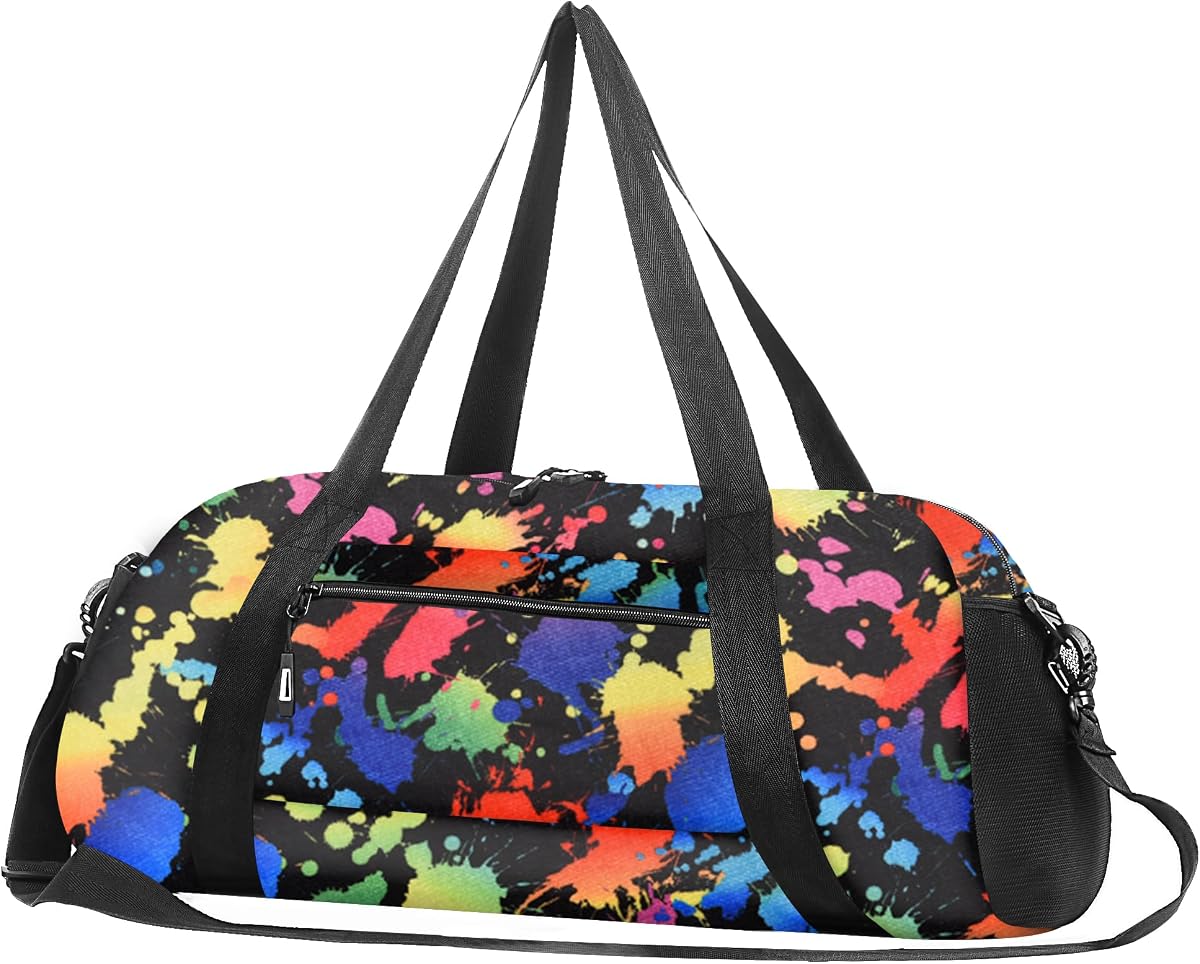 Kids Overnighter Duffel Bag Carry-On Size Sport Bag(12cse) | Carry-On Size, Large Capacity, For School Practice or Overnight Travel, Weekender Tote, For Boys & Girls, Travel Gym Sport