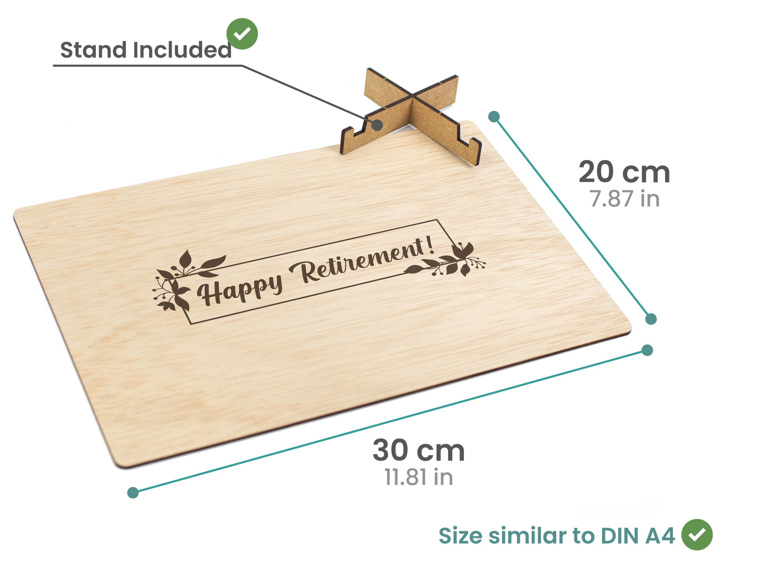 CONTRAXT Large Happy Retirement Card Alternative Signature Book Original Gift for Party Decoration Decor for retiring Men or Women coworker - Image 2