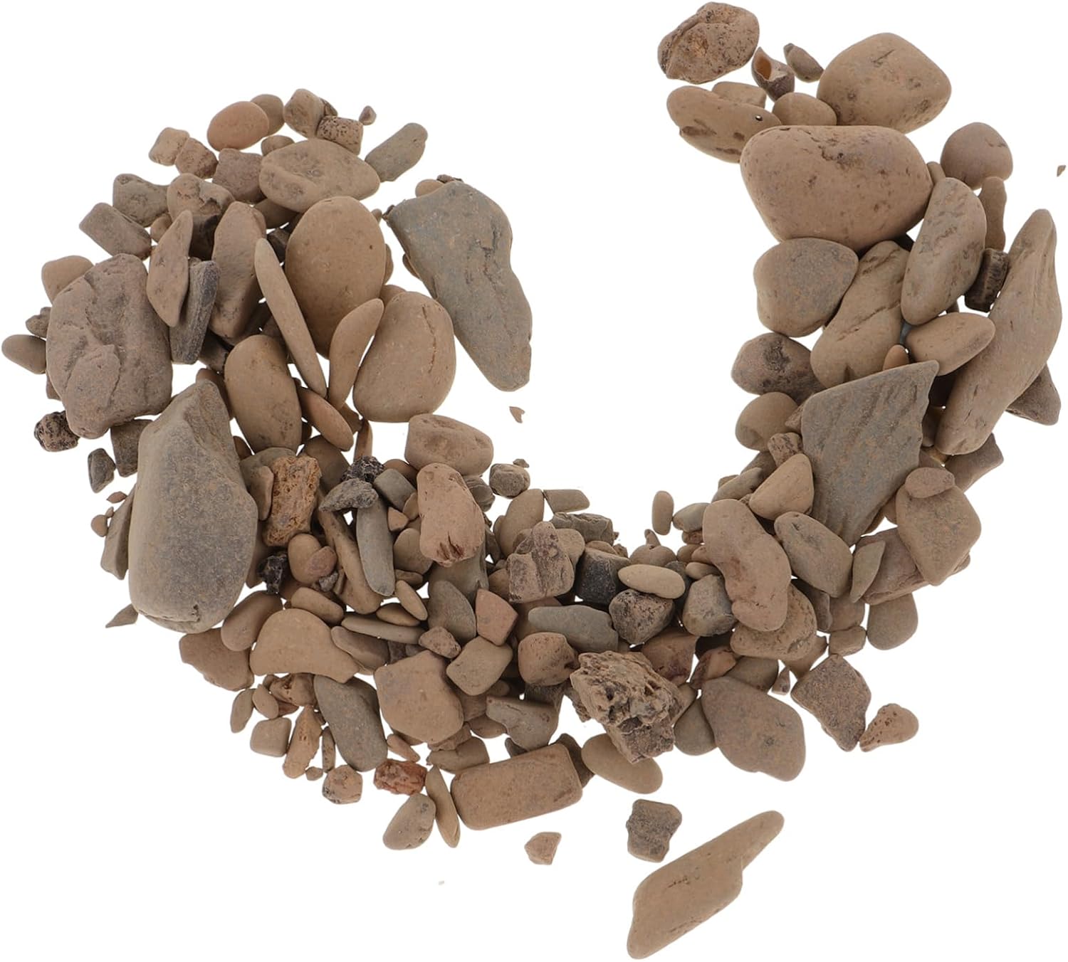 Mipcase Aquarium Rock Cave Filler Fish Tank Gravel Decorative Stones Substrate for Fish Tank Decorations