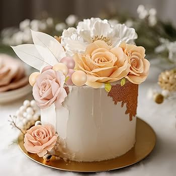 32Pcs Boho Cake Topper Decorations Vintage Floral Palm Leaf Cake Topper Set Boho Birthday Wedding Bridal Baby Shower Supplies