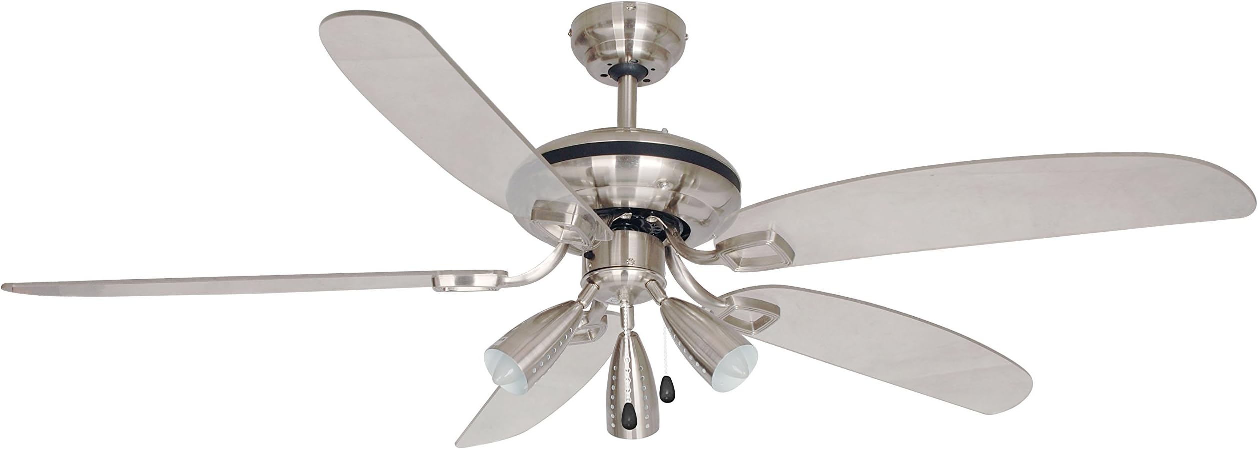 Air & Light Cloud Ceiling Fan with Spotlights Lighting 132 cm
