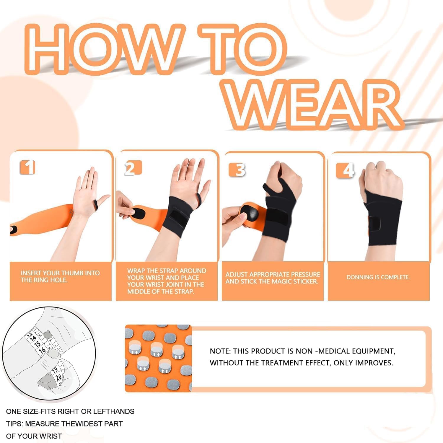 Wrist Brace for Carpal Tunnel - Pain Relief -6 Wrist Brace for Carpal Tunnel - Pain Relief -6