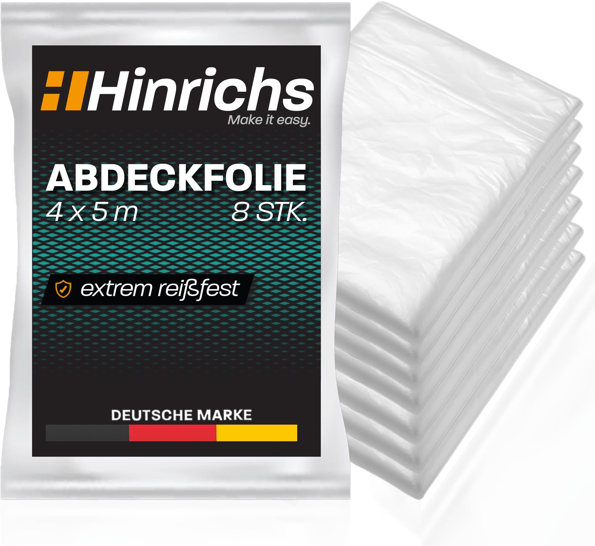 8 x tarpaulin 4 x 5 m.