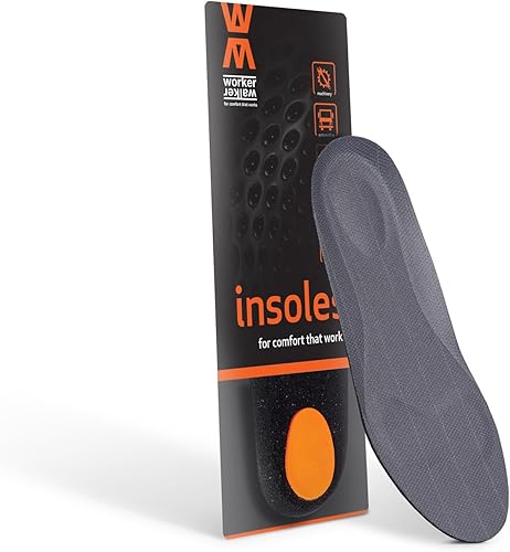 WorkerWalker Actiflex - Semelles de soutien de la voûte plantaire - Coussin méta