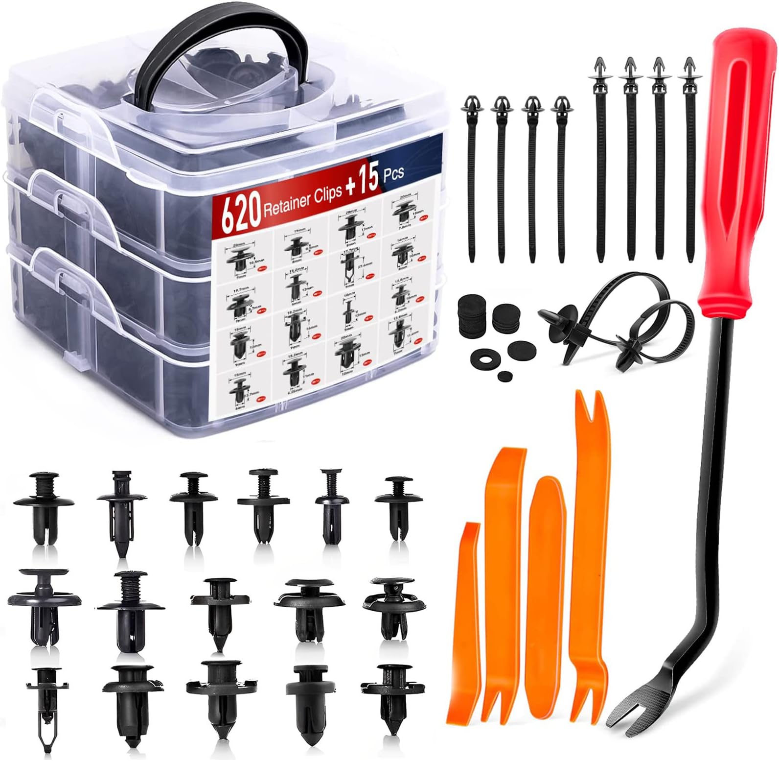 Clip De Sujeción Automático Mixto, 60 Piezas, Para Toyota Corolla E150, E120, Land Cruiser 200, Camry 40, 55, Rav4 - AliExprs