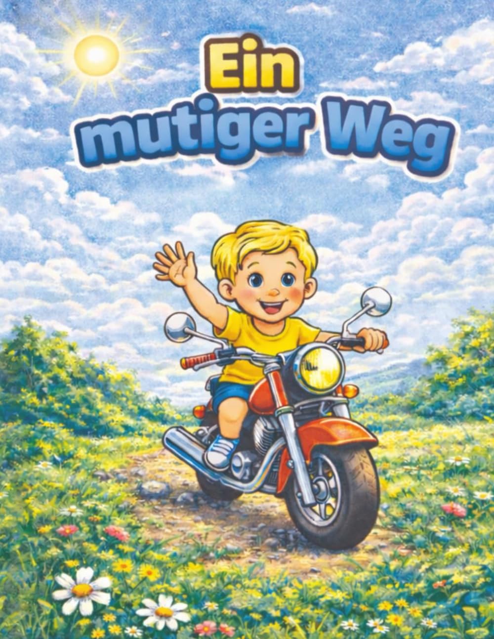Ein mutiger Weg – Malbuch für Kinder von 4–10 Jahren | Mut, Selbstvertrauen & Gefühle spielerisch entdecken: Ein liebevoll gestaltetes Ausmalbuch für Jungen und Mädchen