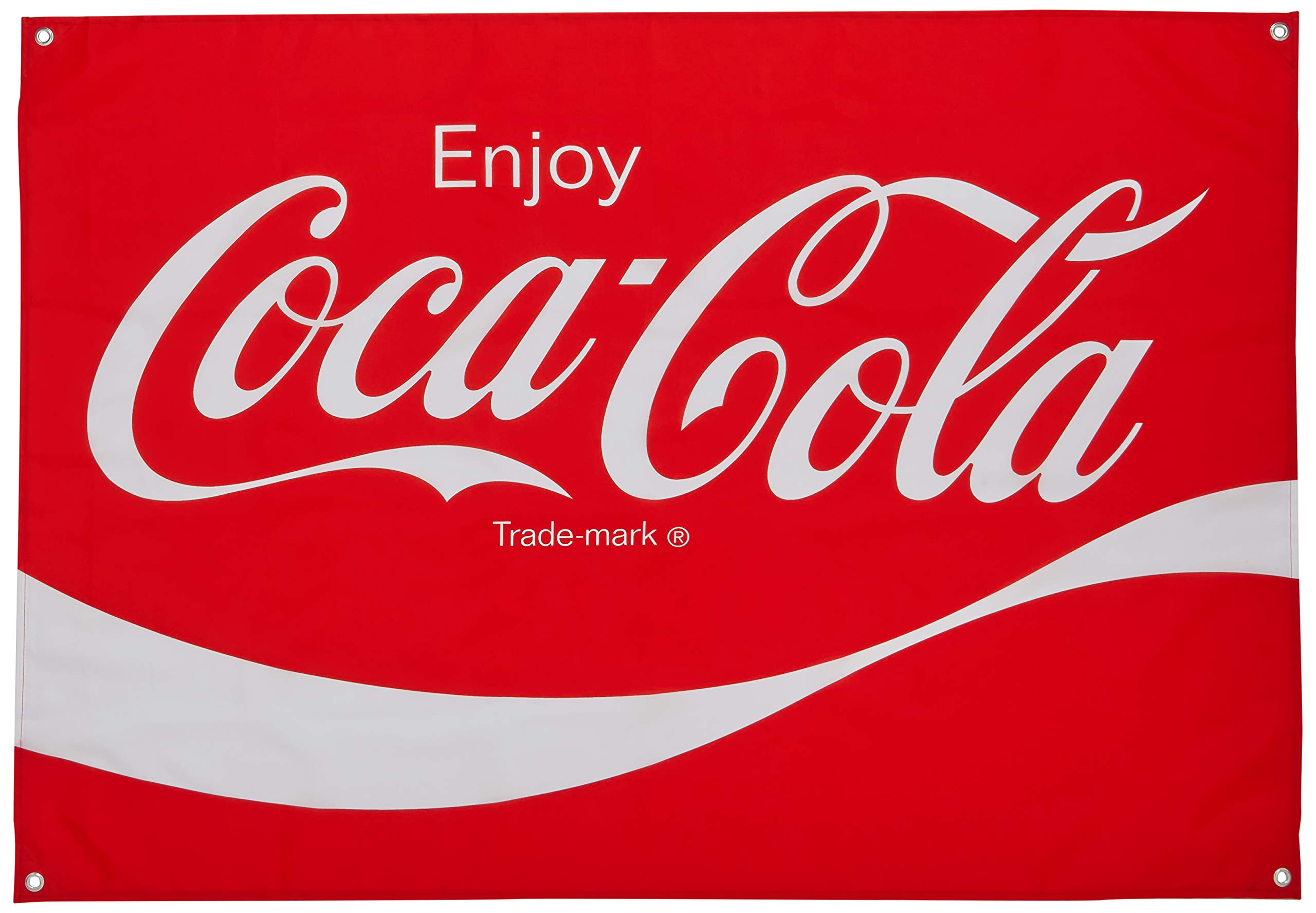 Amazon.co.jp: コカ・コーラブランド ファブリックサイン W130×H90cm