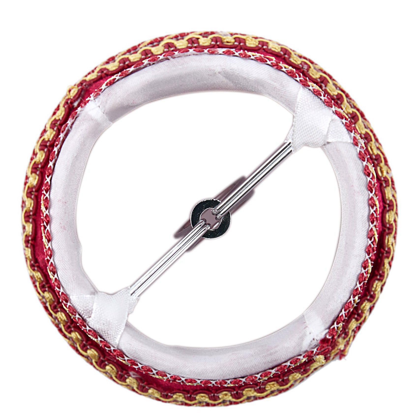 6X Fabric Clip sur Abat-Jour, Abat-Jour Fait à la Main E14 pour Lampe de Applique Murale de Style Européen Moderne Lampe à Bougie, Lampe de Table à Décor en Flanelle Bleue(Rouge)