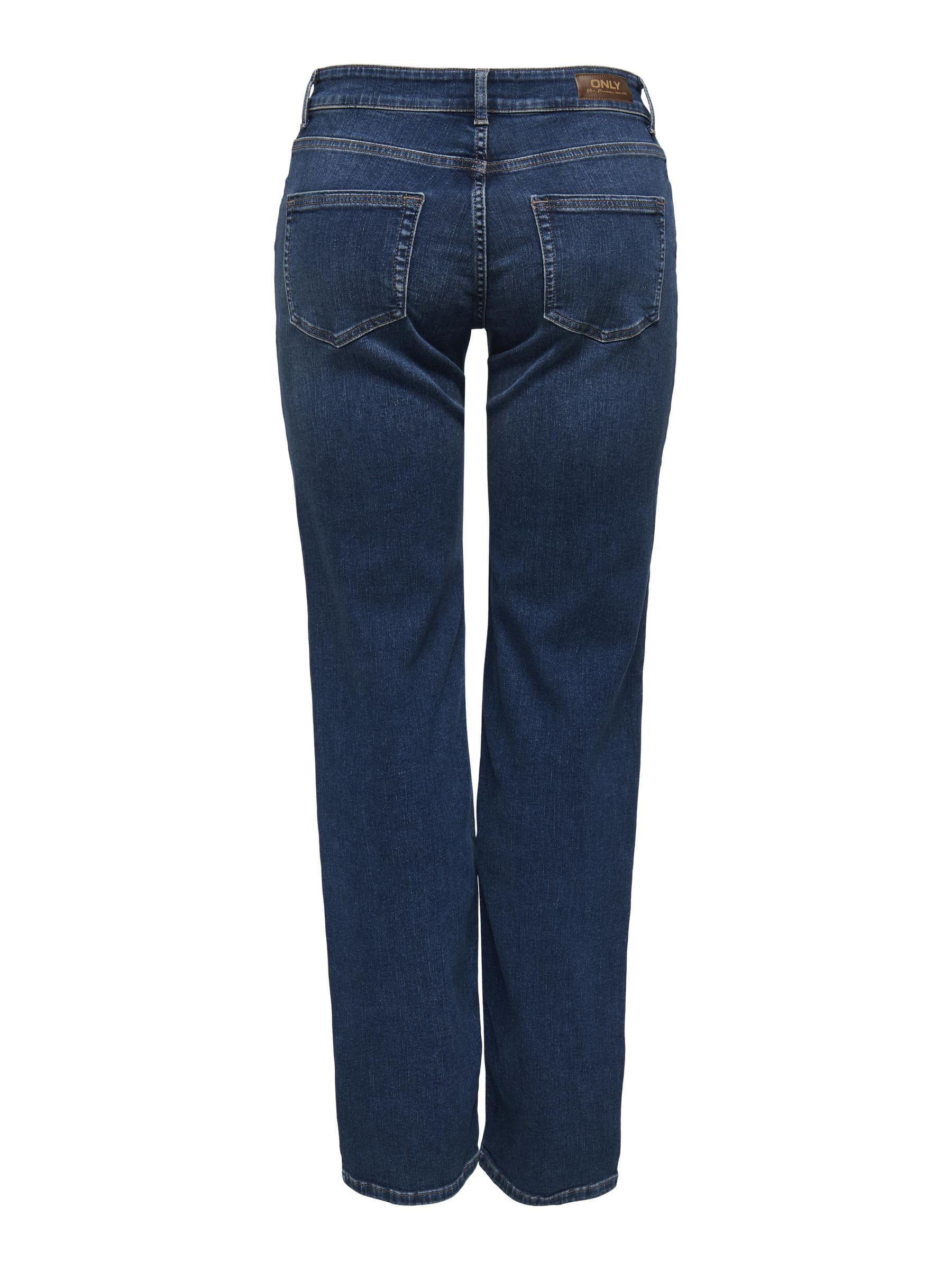 ONLY Straight Fit Jeans ONLBLUSH Mid Waist Straight Fit Jeans