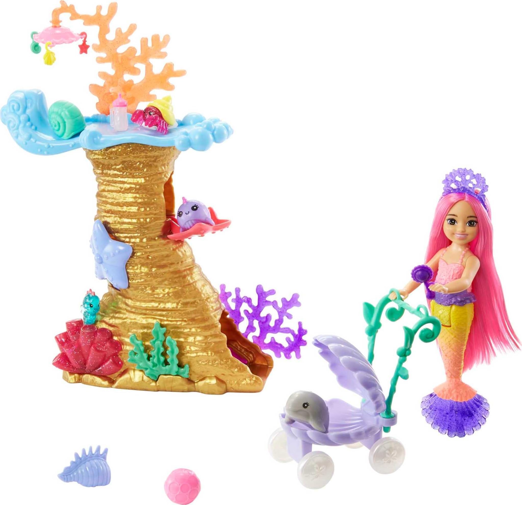Barbie Mermaid Power Dolls and Playset