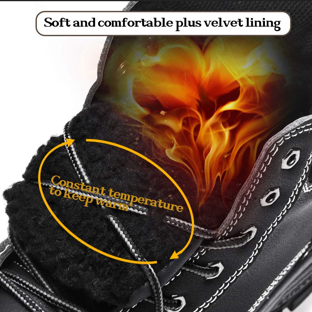 Paño Grueso Y Suave De Alta Tapa De La Nieve Botas, Nueva Manera Simple Y Zapatos Deportivos Al Aire Libre En Invierno, Zapatos De Algodón Antideslizante Para Senderismo Y Senderismo,Brown b,41