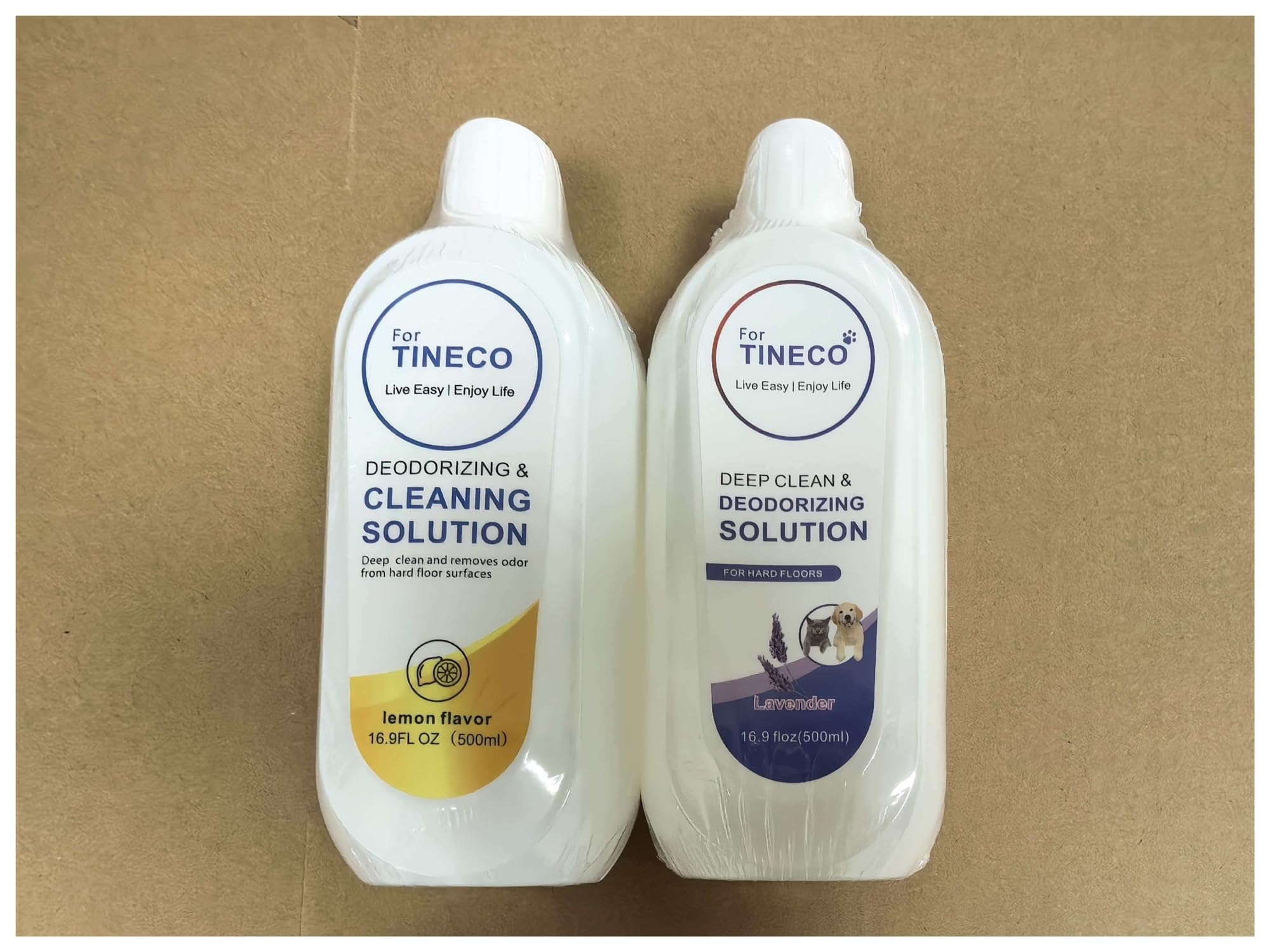Limpiador de Suelos Multiusos de 500 ml (Pack de 2). Compatible con TINECO Piso UNO S5 Pro 2