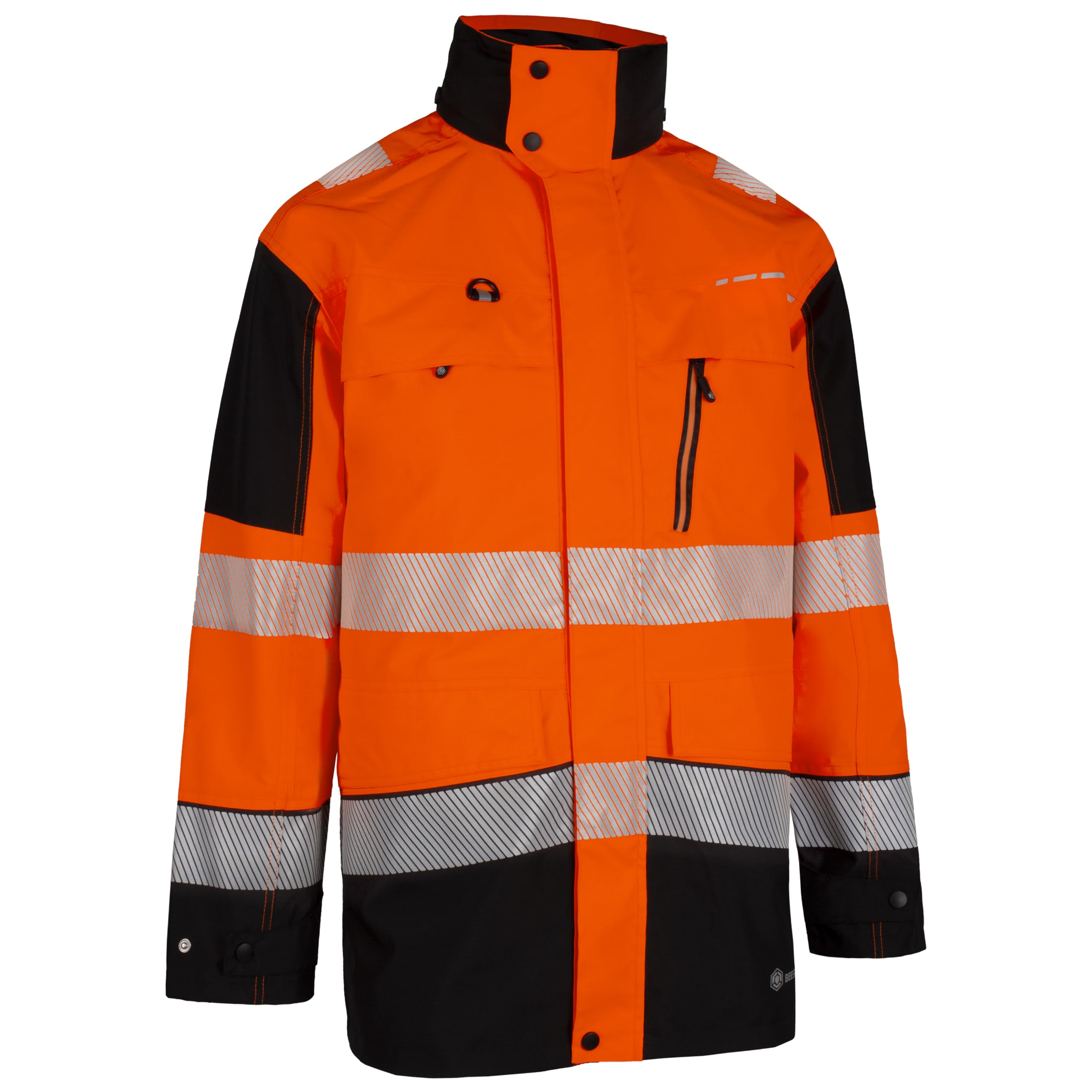 Beeswift DELTIC HI-VIS JACKET TWO-TONE  Orange Black 3XL BSDJTTORBL3XL