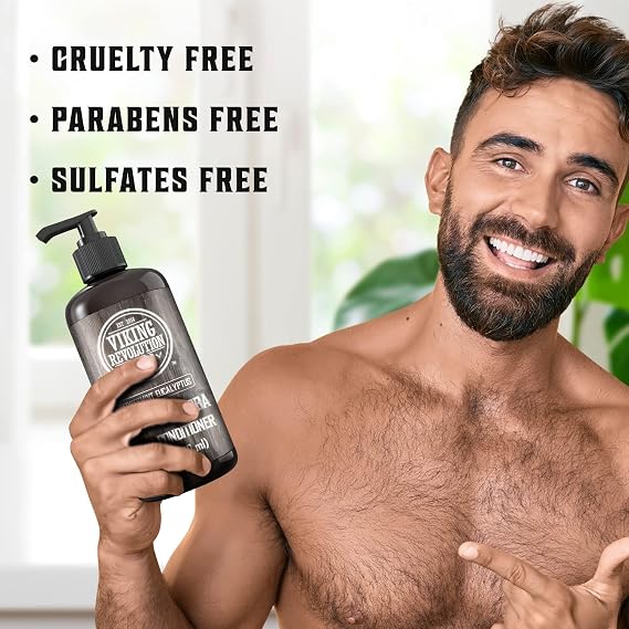 Viking Revolution Mens Hair Conditioner - Eucalyptus Peppermint - 17 oz