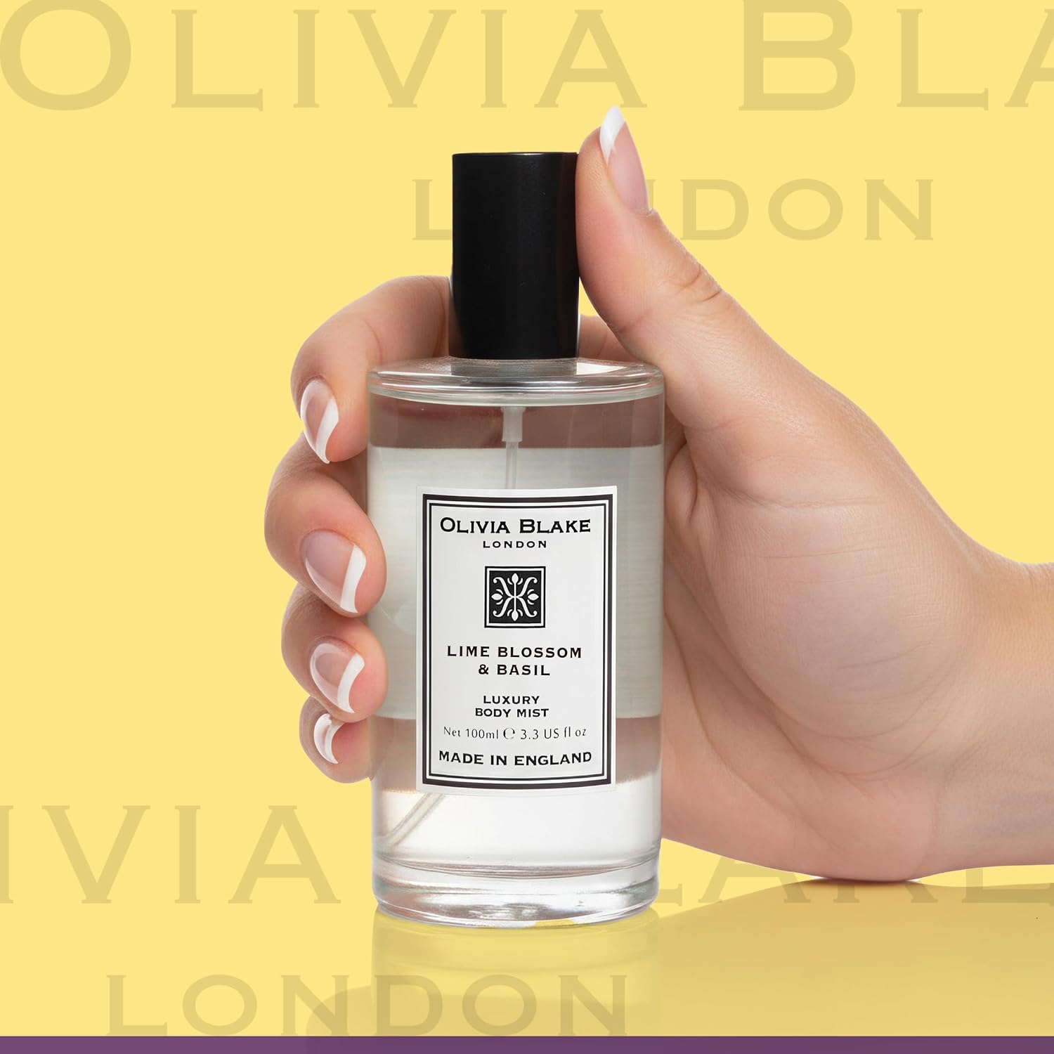 Gift Sets – Luxurious Everyday Essentials for Women, Lime Blossom & Basil Trio Set - 100 ml/3.38 fl oz Body Mist, 250 ml/8.45 fl oz Shower Gel, 250 ml/8.45 fl oz Body Lotion