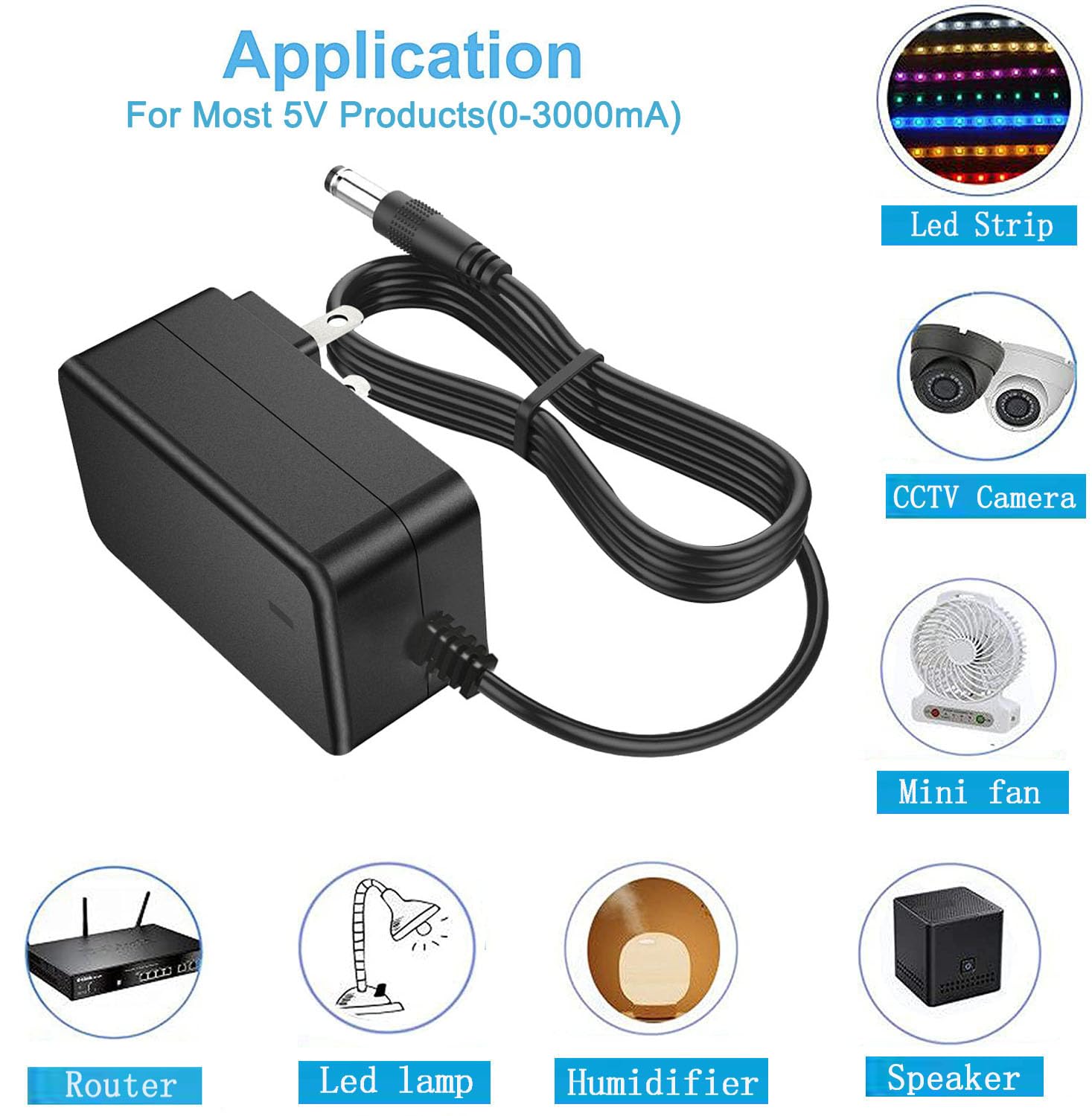Adaptateur Secteur 220V Vers 9V DC 2A | Alimentation Fiche 2,5x5,5mm Pour Appareils Électroniques