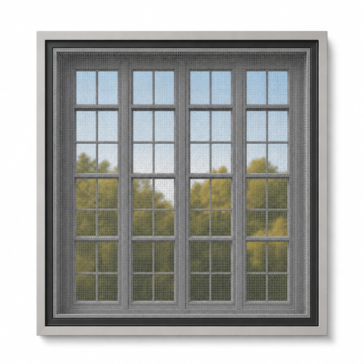 Yt Yako-Toko Nets For Bath Room Window(Size: 60Cm X 60Cm)) Stitched Loop Mosquito/Insect Net For Steel/Wooden Frames With Sticky Velcro-image-44