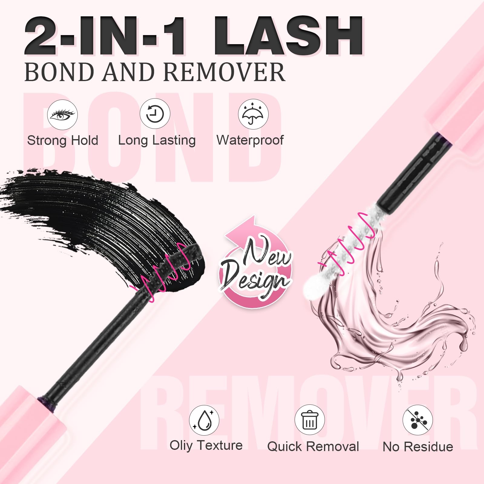 Sixstarhair Individual Eyelashes 80D+100D Thick Cluster Lashes with Bond and Remover Fluffy Cluster Lashes Kit 8-16mm Dramatic DIY Eyelash Extension Kit - Image 3