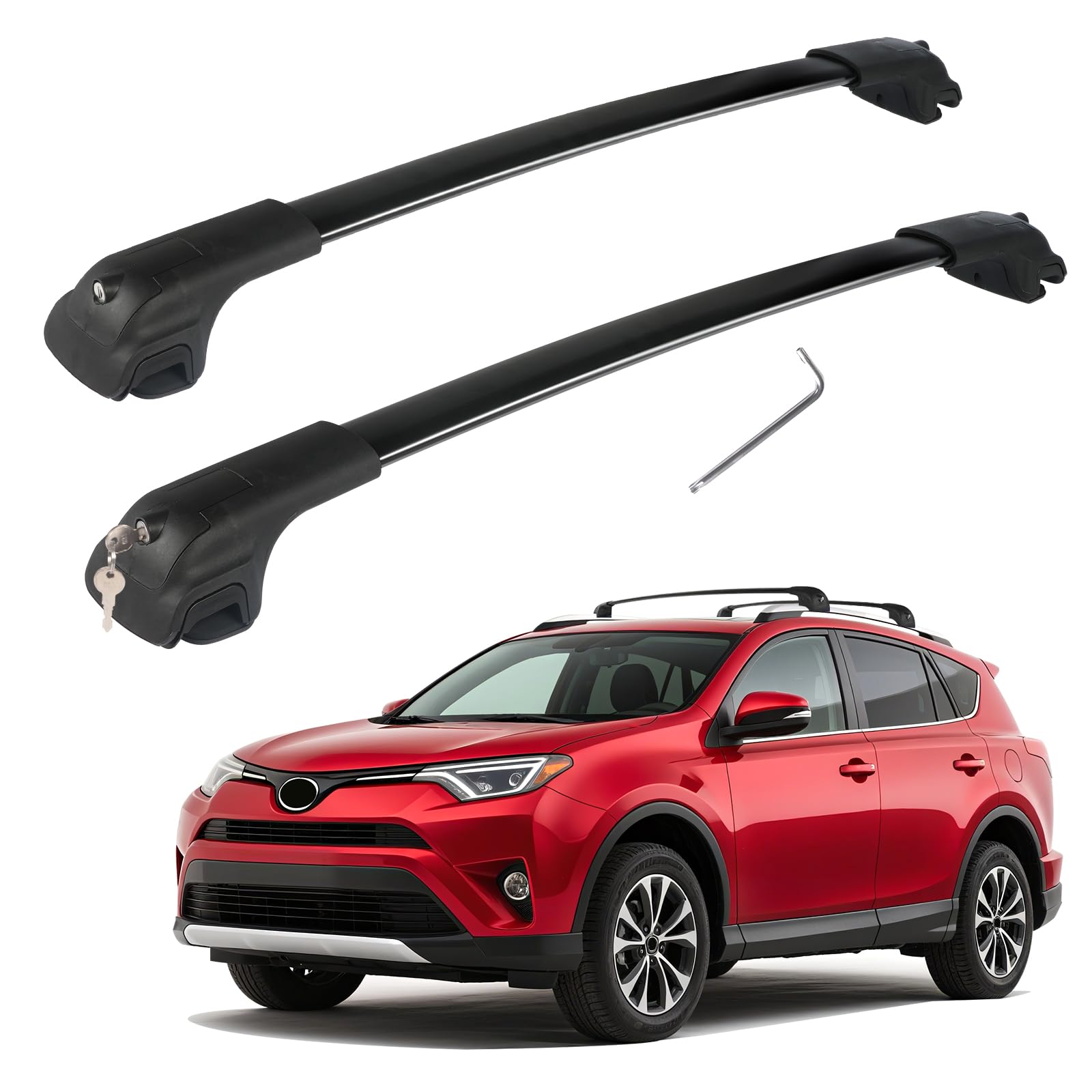 LINGHANG Lockable RAV4 Cross Bars