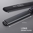 Ikonic Professional Pro Straight Hair Straightener for Women | Ceramic Floating Plates | Adjustable Temperature 130°C–230°C | Instant Heat-Up Technology | Frizz-Free, Smooth & Sleek Styling | Salon Professional Hair Styling Tool | Black gallery image