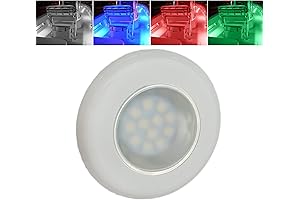 Flush Mount 3" RGBW Marine Courtesy Light for Boats