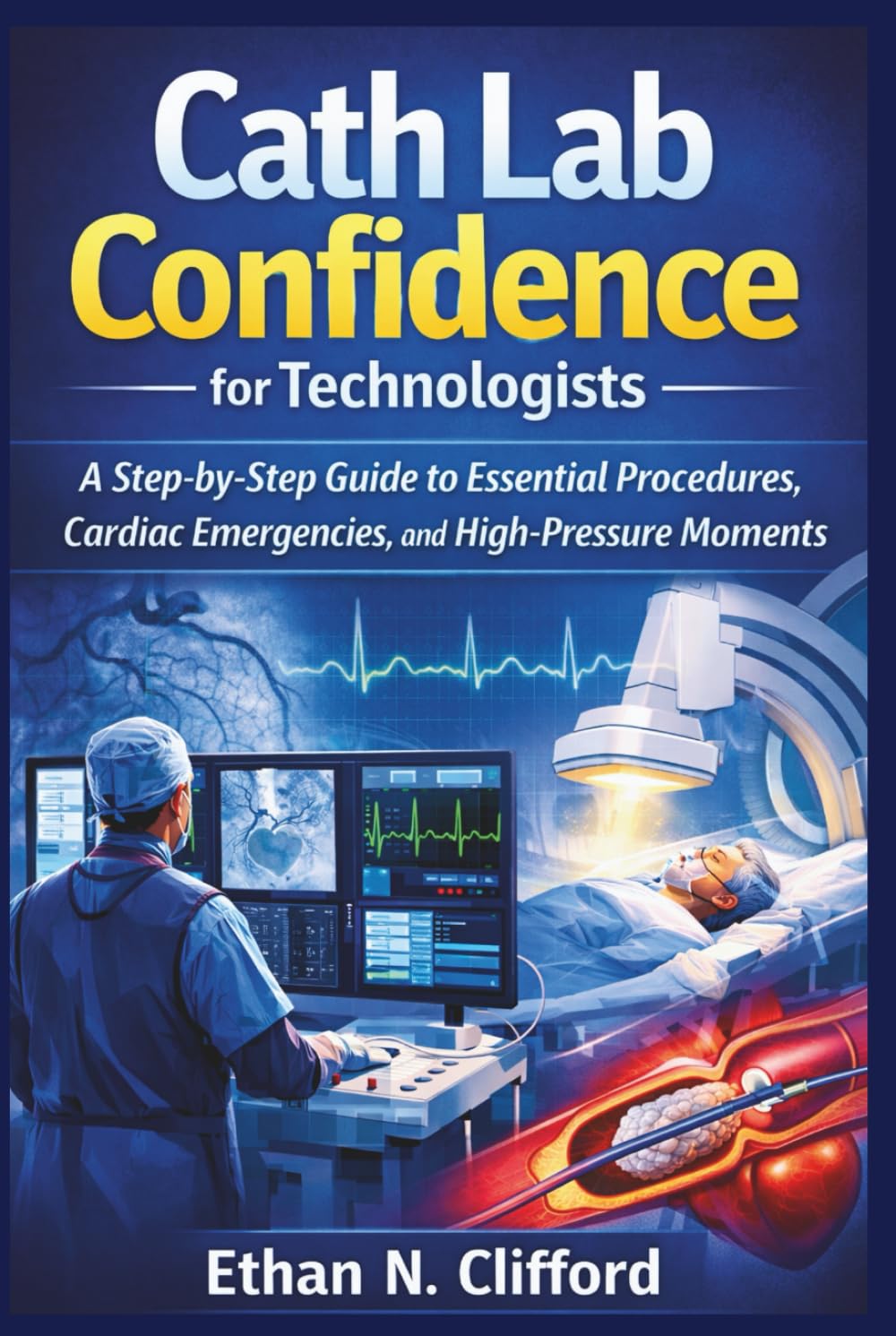 Cath Lab Confidence for Technologists: A Step-by-Step Guide to Essential Procedures, Cardiac Emergencies, and High-Pressure Moments