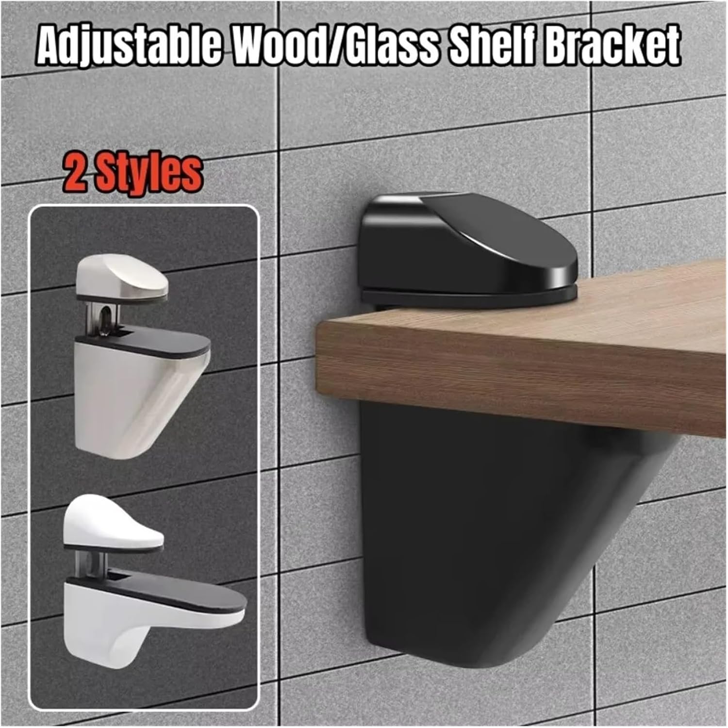 Cabinet Shelf Clips Cabinet Shelf Clips 4pc Zinc Alloy Metal Glass Clamps 1-22mm Thickness Anti-Slip Brackets Adjustable Wall Mount Floating Clip(8)