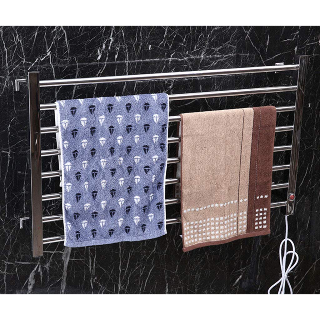 Toallero eléctrico de Acero Inoxidable, calefacción a Temperatura Constante, Control Inteligente de Temperatura, 150 W, 530 900 125 mm, radiador de Pared para Interiores.
