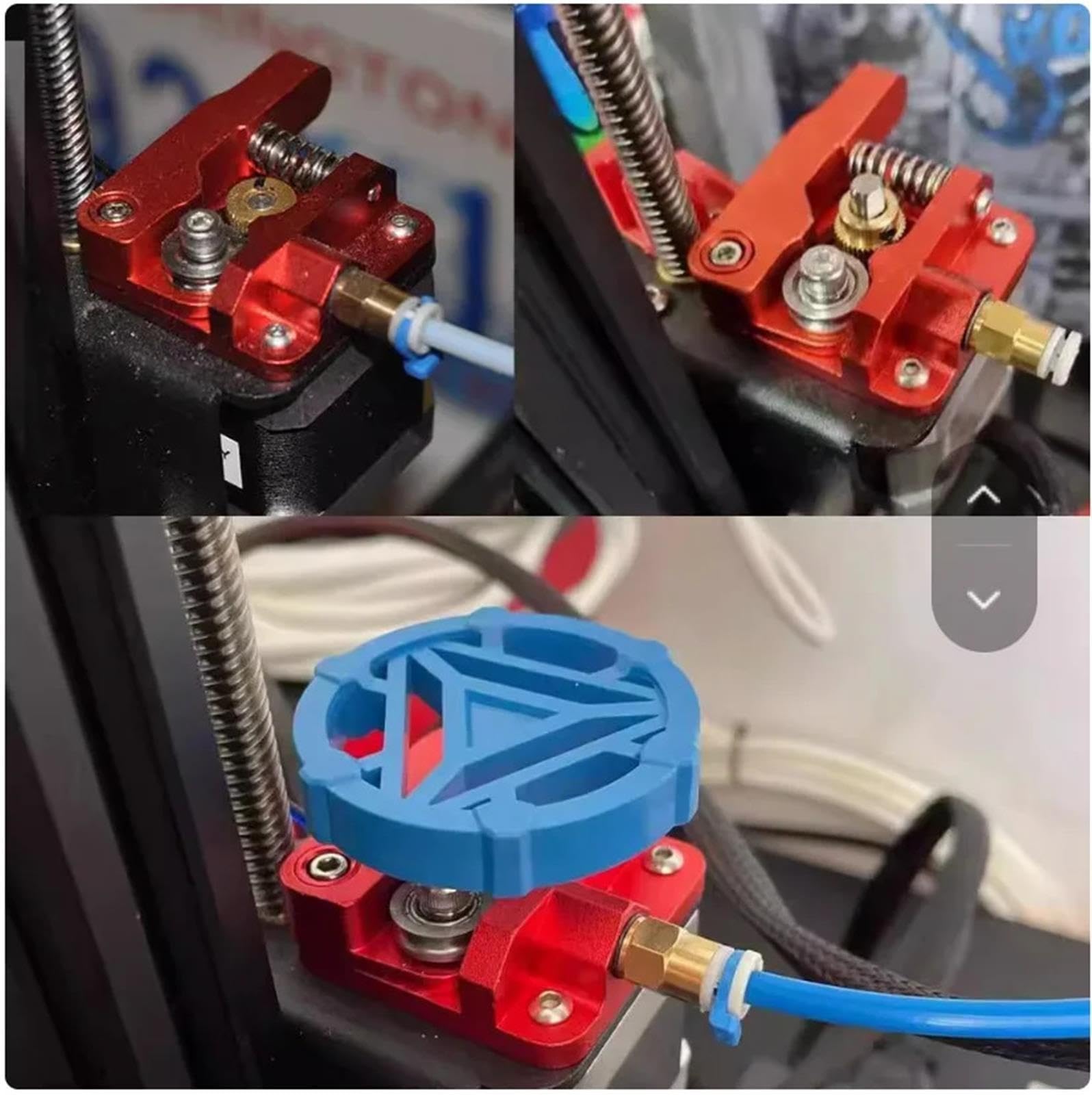 Upgraded Aluminum MK8 Extruder Drive Kit for 3D Printers - Compatible with for Ender 3/3 Pro/3 V2, 5/5 Pro/5 Plus & CR-1(1 set-01)